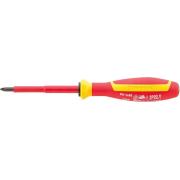 4665 VDE 1 - Wkrętak izolowany VDE DRALL+ do śrub Phillips, PH1 x 80 mm