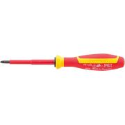4670 VDE 2 - Wkrętak izolowany VDE DRALL+ do śrub Pozidriv, PZ2 x 100 mm