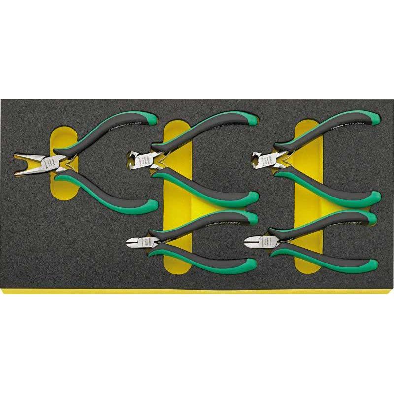 TCS 6707-6711 - Moduł szczypiec dla elektroników (5 szt.), wkładka piankowa