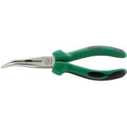 6530 3 200 - Szczypce półokrągłe, z ostrzem tnącym, odgięte 45°, szczęki polerowane, 200 mm