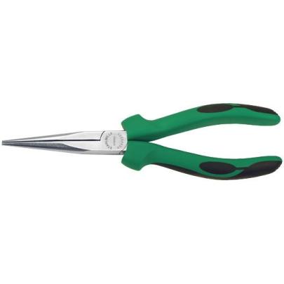 6534 5 200 - Szczypce półokrągłe, dla mechaników, typ "Langbeck", proste, szczęki chromowane, 200 mm