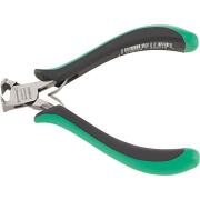 6709 - Szczypce tnące czołowe, dla elektroników, odgięte 90 i proste, szczęki polerowane, 120 mm