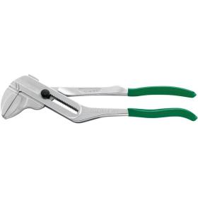 6573 250 - Szczypce zaciskowe do rur PowerGRIP, nastawne, szczęki chromowane, 253 mm