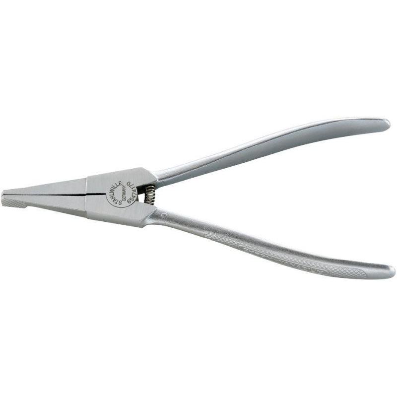 6547 4 170 - Szczypce montażowe do pierścieni osadczych w kształcie podkowy, do zabezpieczeń wałów, szczęki chromowane, 170 mm