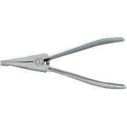 6547 4 170 - Szczypce montażowe do pierścieni osadczych w kształcie podkowy, do zabezpieczeń wałów, szczęki chromowane, 170 mm