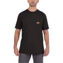 WTSSBL-XL - Work T-shirt short sleeve, black, size XL, 4932493006