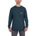 WTLSBLU-M - Work T-shirt long sleeve, blue, size M, 4932493044