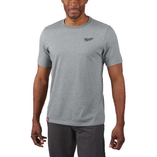 HTSSGR-S - Hybrid T-shirt short sleeve, grey, size S