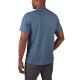 HTSSBLU-L - T-shirt z krótkim rękawem, niebieski, rozmiar L