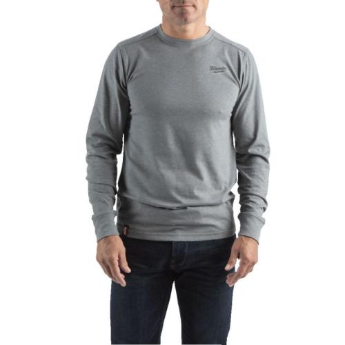 HTLSGR-S - Hybrid T-shirt long sleeve, grey, size S
