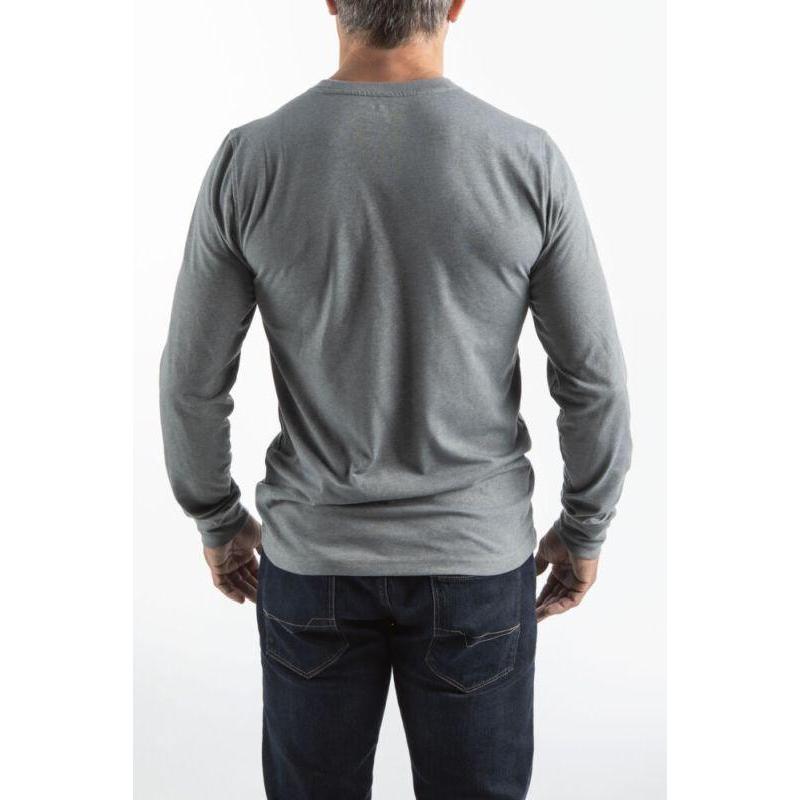 HTLSGR-XXL - T-shirt z długim rękawem, szary, rozmiar XXL