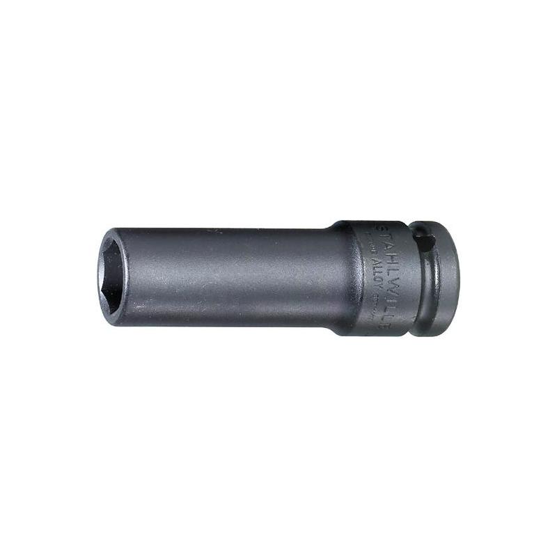 2309 17 - Nasadka udarowa 1/2" 6-kątna, długa, metryczna, 17 mm
