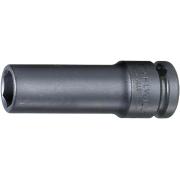 2309 22 - Nasadka udarowa 1/2" 6-kątna, długa, metryczna, 22 mm