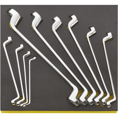 TCS 20/10, 6x7-30x32 mm - Moduł kluczy oczkowych głębokoodsadzonych STABIL, 6x7 - 30x32 mm (10 szt.), wkładka piankowa