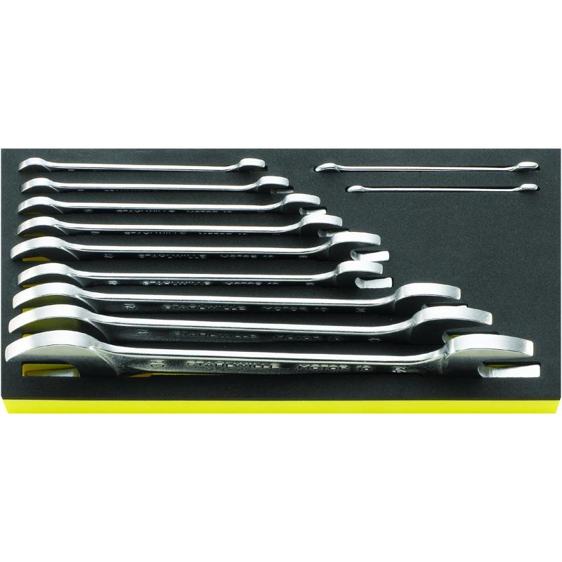 TCS 10/11, 6x7-34x36 mm - Moduł kluczy płaskich MOTOR, 6x7 - 34x36 mm (11 szt.), wkładka piankowa