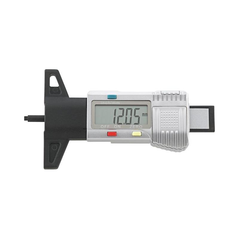 12900/4 - Elektroniczna suwmiarka do pomiaru profilu opon, dokładność 0,01 mm / 0,0005"