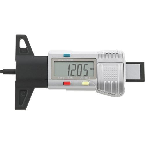 12900/4 - Elektroniczna suwmiarka do pomiaru profilu opon, dokładność 0,01 mm / 0,0005"