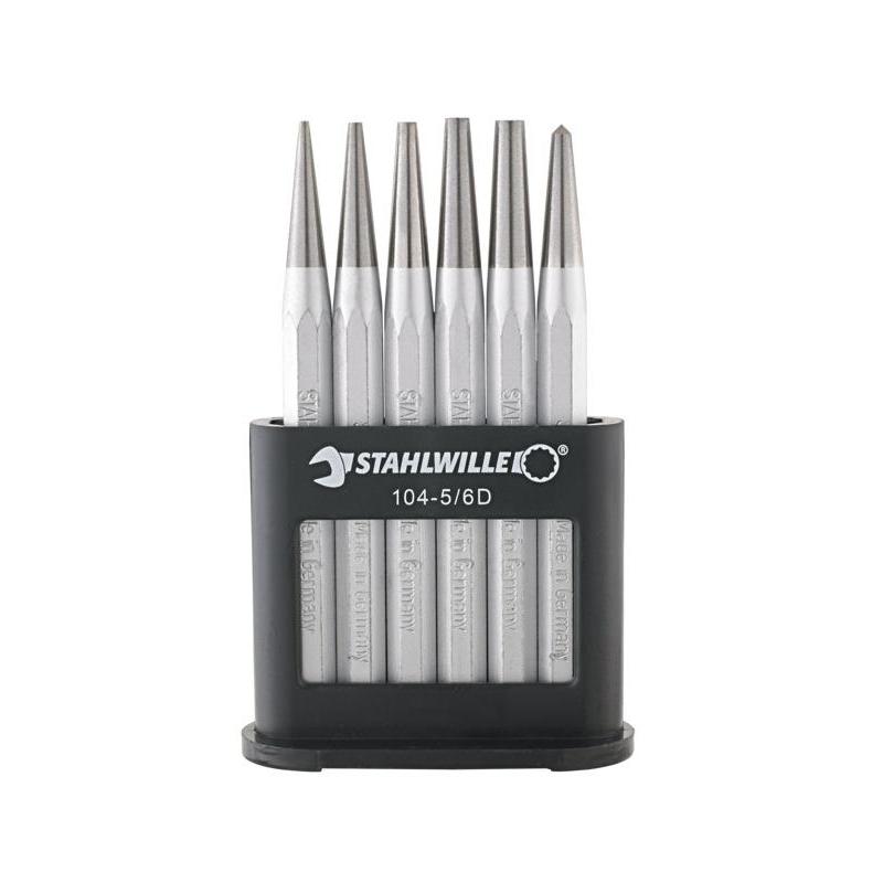 104-5/6D - Zestaw 6 dobijaków i punktaków, 2 - 10 mm