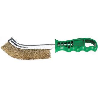 12377 - Szczotka druciana ze szczeciną mosiądzowaną, 270 mm