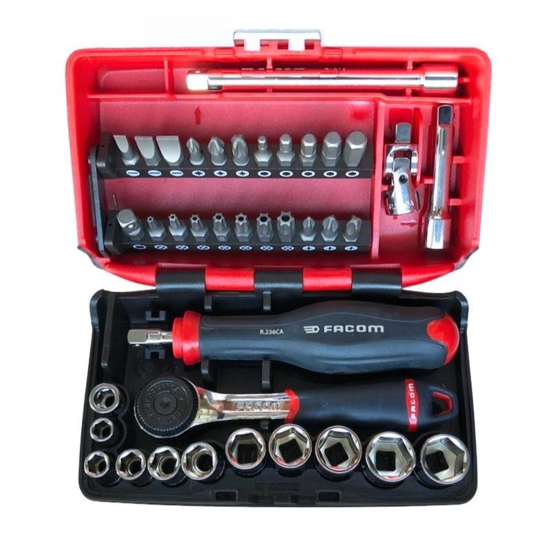 R2NANO - zestaw nasadek 1/4" w kasecie, 5,5 mm -14 mm