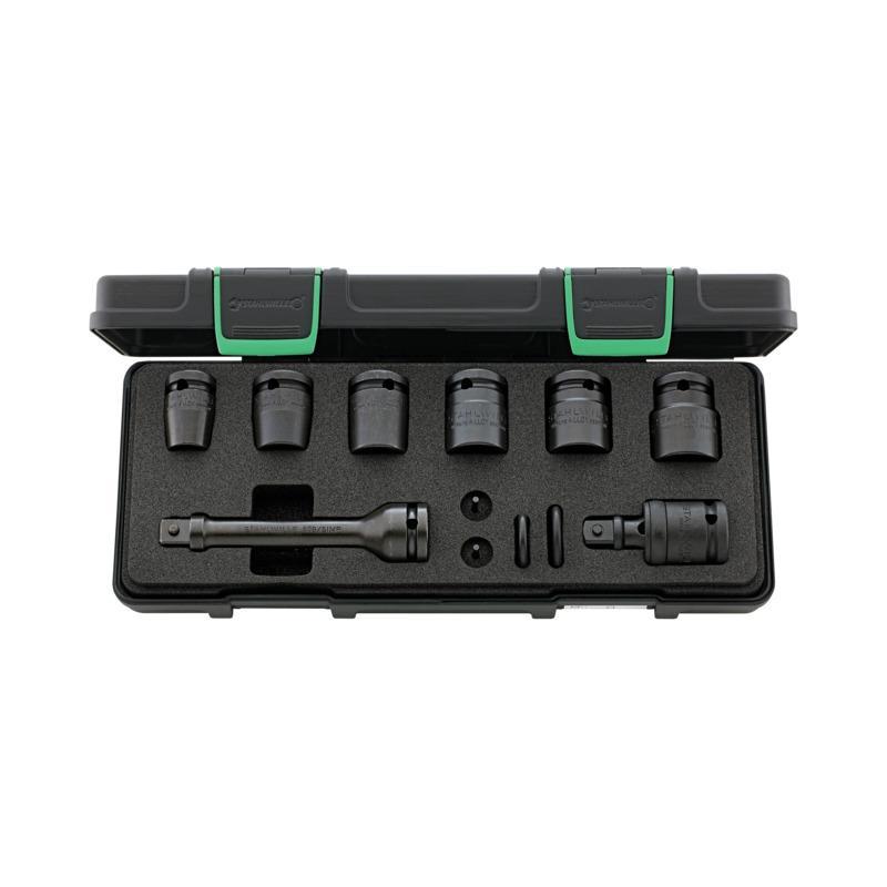 50IMP/6/2 - Zestaw nasadek udarowych 1/2"  6-kątnych, 13 - 24 mm (12 szt.)