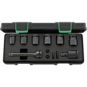 50IMP/6/2 - Zestaw nasadek udarowych 1/2"  6-kątnych, 13 - 24 mm (12 szt.)