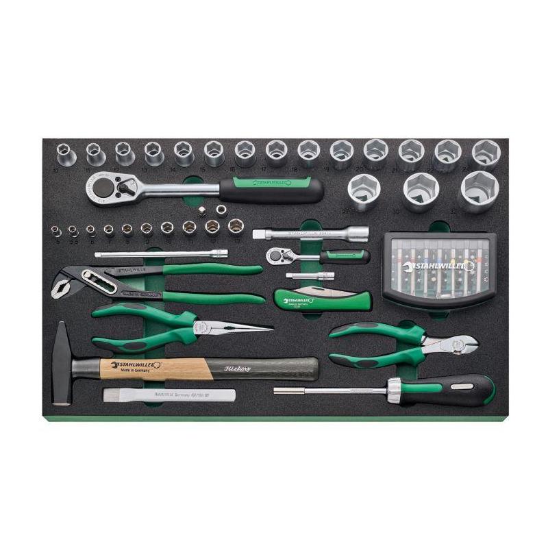 93 TOP BOX/130 - Zestaw 130 narzędzi, 2 moduły, w skrzynce 93 TOP BOX