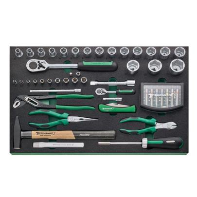 93 TOP BOX/130 - Zestaw 130 narzędzi, 2 moduły, w skrzynce 93 TOP BOX