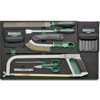 TCS 8 821/21 - Moduł narzędzi ślusarskich (21 szt.), wkładka piankowa