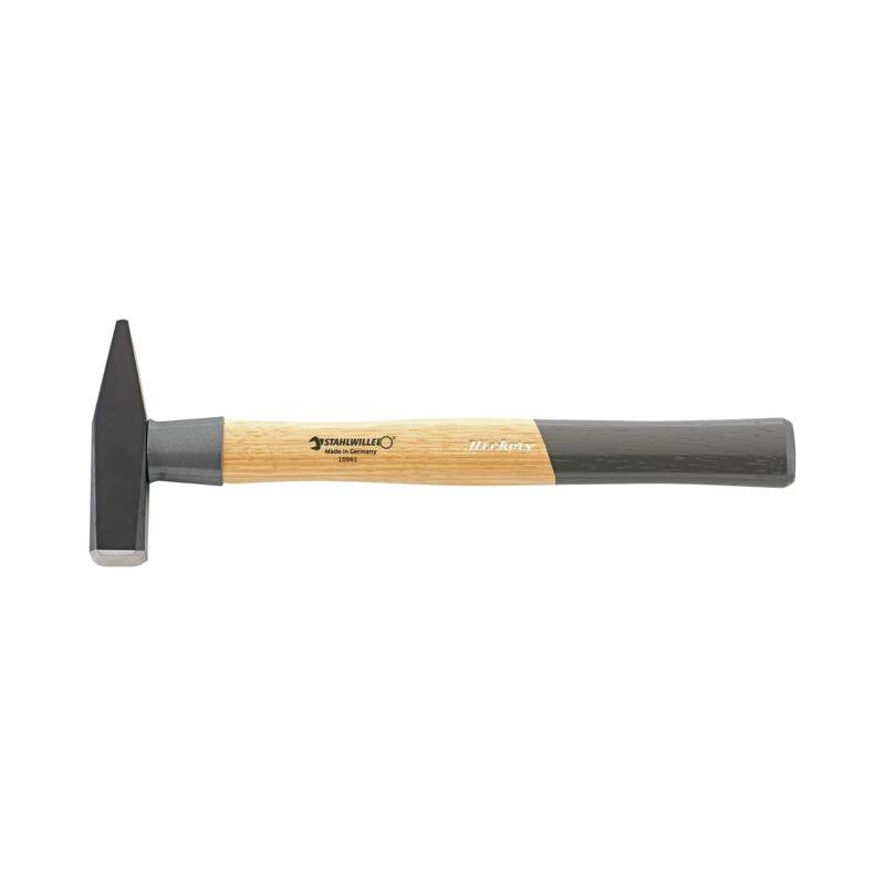 10961 200 G - Młotek ślusarski z trzonkiem z drewna hikorowego, 0,25 kg
