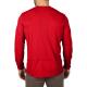 WWLSRD-L - Koszulka z długim rękawem WORKSKIN™, czerwona, rozmiar L