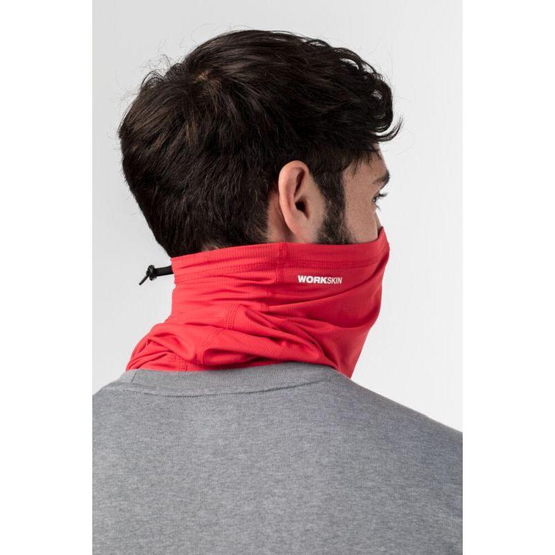 NGFMP RD - Chusta na twarz i szyję Premium, czerwona