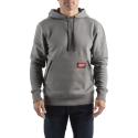 WH MW GR S - Midweight hoodie, grey, size S, 4932493121