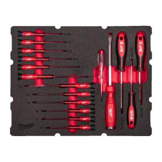 4932493644 - Moduł wkrętaków precyzyjnych do szuflad PACKOUT (17 szt.), wkładka piankowa