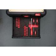 4932493644 - Moduł wkrętaków precyzyjnych do szuflad PACKOUT (17 szt.), wkładka piankowa