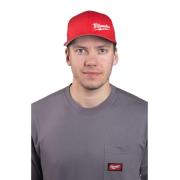 BCS RD LXL - Czapka z daszkiem, czerwona, rozmiar L/XL