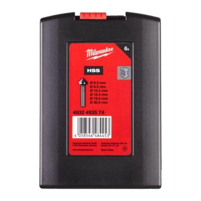 4932493574 - Zestaw frezów stożkowych do pogłębiania HSS (6 szt.)