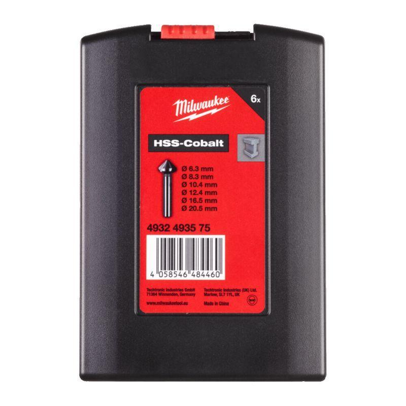 4932493575 - Zestaw frezów stożkowych do pogłębiania HSS z kobaltem (6 szt.)