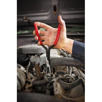 4932492498 - Szczypce długie, odgięte 45°, 326 mm