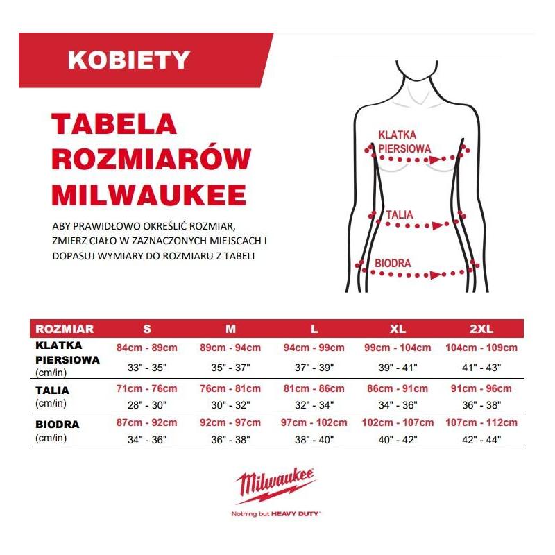 M12 HPJLBL2-0 (XXL) - Kurtka podgrzewana damska puchowa, M12™ Li-ion 12 V, rozmiar XXL