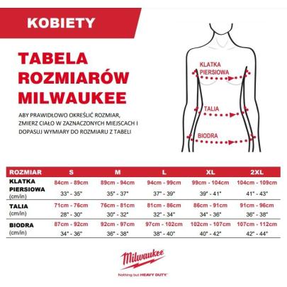 M12 HPJLBL2-0 (XXL) - Kurtka podgrzewana damska puchowa, M12™ Li-ion 12 V, rozmiar XXL