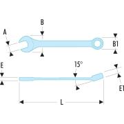 40.65LA - 55MM LONG COMBINATION WRENCH