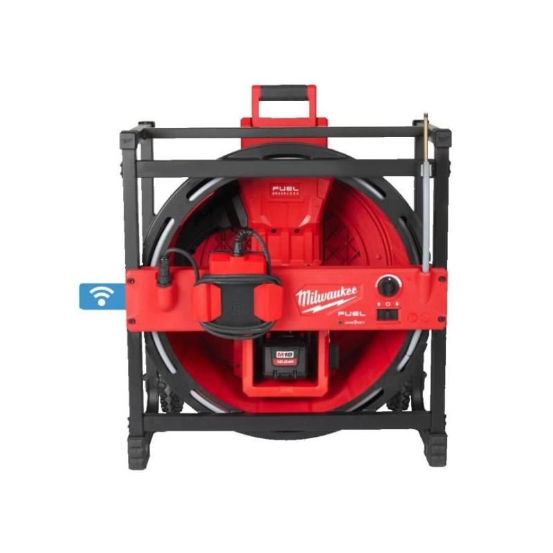 M18 HSFSM-122 - Wysokoobrotowa maszyna z elastycznym wałem 18 V, 12.0 Ah, FUEL™, ONE-KEY™, z 2 akumulatorami i ładowarką