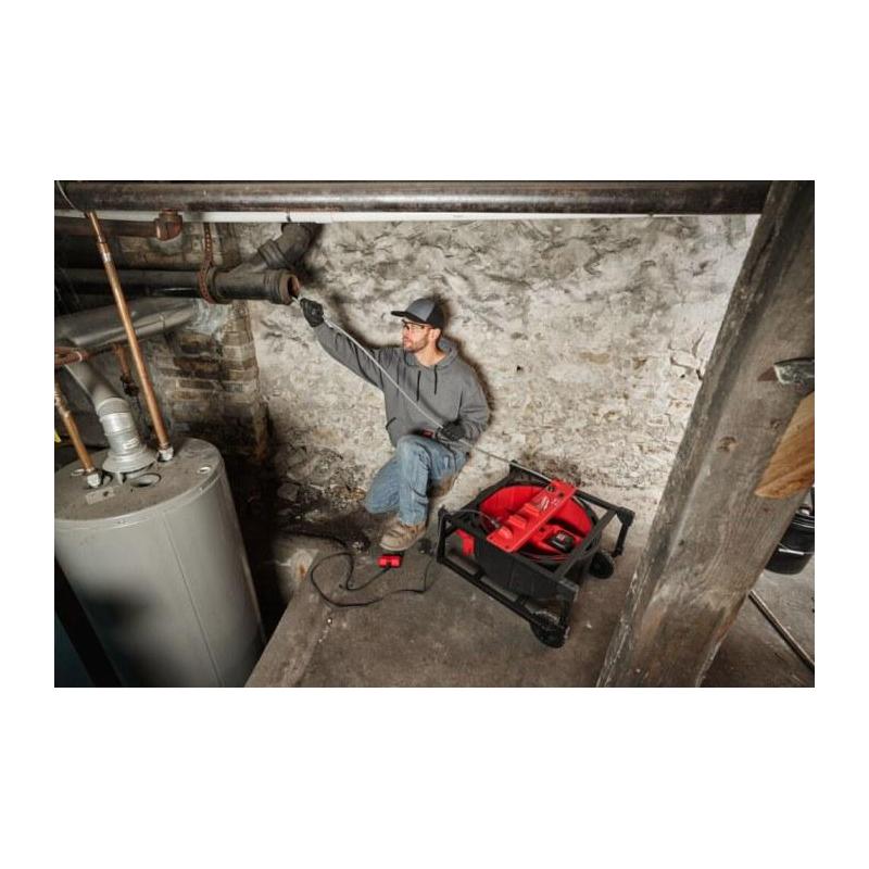 M18 HSFSM-122 - Wysokoobrotowa maszyna z elastycznym wałem 18 V, 12.0 Ah, FUEL™, ONE-KEY™, z 2 akumulatorami i ładowarką