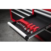 4932492496 - Zestaw 9 szczypiec do pierścieni osadczych wewnętrznych i zewnętrznych, szczęki proste i odgięte 45° i 90°