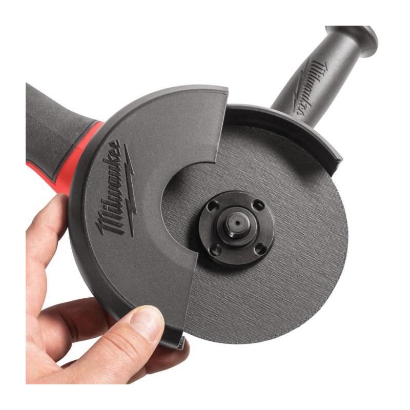 M18 BLSAG125X-402X - Szlifierka kątowa śr. 125 mm, 18 V, 4.0 Ah, włącznik suwakowy, w walizce, z 2 akumulatorami i ładowarką