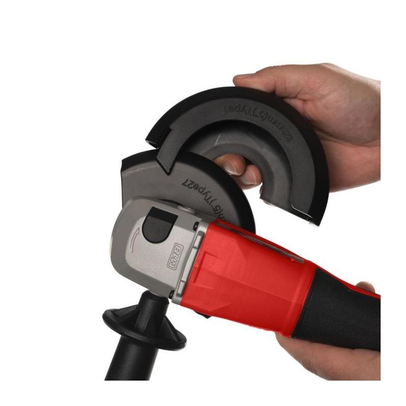 M18 BLSAG125X-402X - Szlifierka kątowa śr. 125 mm, 18 V, 4.0 Ah, włącznik suwakowy, w walizce, z 2 akumulatorami i ładowarką