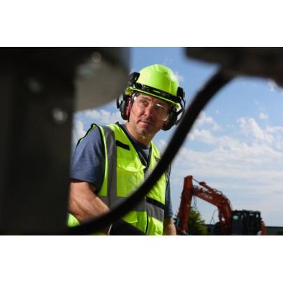 4932480666 - Hełm ochronny żółty o podwyższonej widzialności niewentylowany BOLT™100