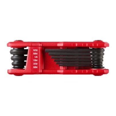 4932493614 - Zestaw składanych kluczy trzpieniowych zagiętych, 6-kątnych, 5/64" - 1/4" (9 szt.)