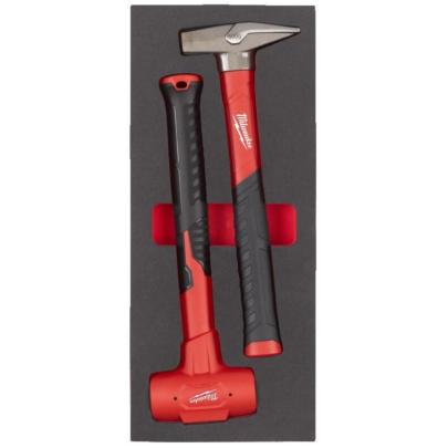 4932493253 - Moduł z młotkiem ślusarskim i bezodrzutowym (2 szt.), wkładka piankowa